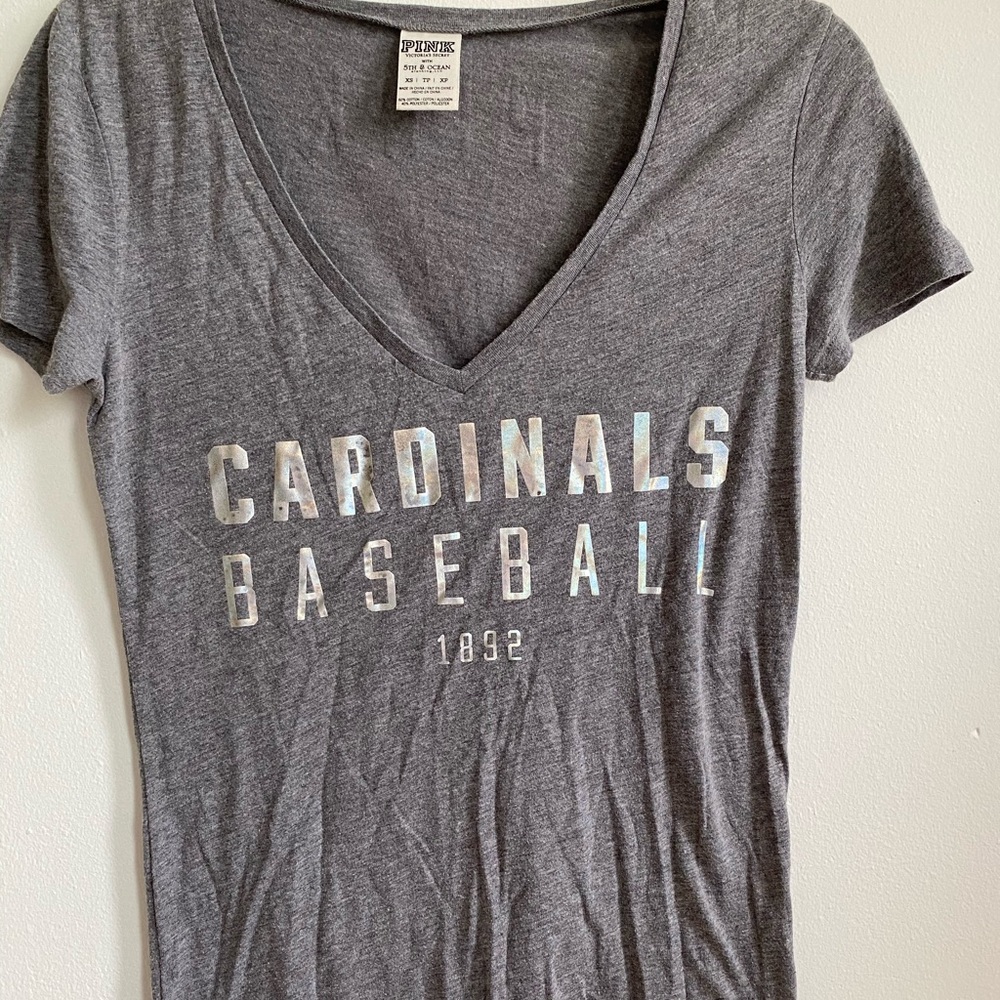 Pink. Cardinals T shirt
